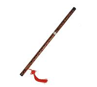 Brrnoo Flûte, clé de Flûte en do Bitter Bamboo en Bambou Dizi Instrument de Piccolo Instrument à Vent Chinois Fait à la Main avec Sac de Rangement Noeud Chinois