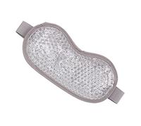 BRRNOO Gel Rafraîchissant pour les Yeux, Compresse Chaude et Froide Réutilisable pour le Sommeil des Yeux, Matériel de Voyage (GREY)