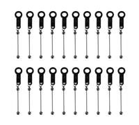 Brrnoo Gobelet Paille Pendentif Acrylique Cuivre Fer Noir Mat | Adaptateur de Paille pour Grandes Gourdes, Décoration Coulissante à Clipser, Surface Mate Anti-reflet, Connexion à Tige