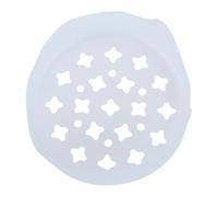 Brrnoo Grille de Composition Florale en Silicone, Support de Tige de Fleur, Réutilisable, Insert de Vase Flexible, Base Solide, pour Vase à Eau, Maison, Mariage, Fête (BLUE)