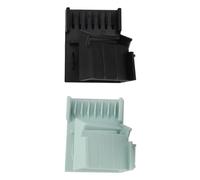 BRRNOO Guides de Peignes de Tondeuse, Peignes de Guidage de Tondeuse, Dents Arrondies pour une Coupe Précise 2 Pièces pour les Coupes de Cheveux et les Détails à Domicile