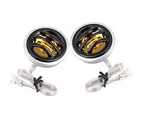 Brrnoo Haut-Parleur Audio, Tweeter Audio, Dôme Puissant, 2 Pièces, 12 V, 150 W, Haut-Parleur Stéréo, Tweeter, Klaxon