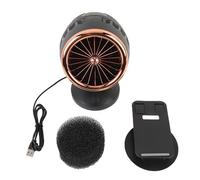 Brrnoo Hotte de Cuisine Portable, Ventilateur D'extraction à 3 Vitesses avec Faible Bruit et Grande Tasse de Collecte D'huile, Filtre en Aluminium Amovible pour la Cuisson de Barbecue