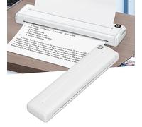 Brrnoo Imprimante Thermique A4, sans Encre, Large compatibilité, Mini Imprimante Portable de Grande capacité avec Format D', Facile à Utiliser, 200 Dpi
