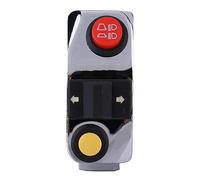 Brrnoo Interrupteur de Guidon à Moto, Interrupteur d'éclairage de Moto avec Corne de Corne Contrôle de la Faisceau de Fuite 7/8" de Support de Guichet de Signal de Virage pour la Plupart