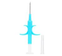 BRRNOO ISO11784 / 11785 IMPLANT CHIP Microchip Glass Transponder pour Animaux de Compagnie avec Seringue 1,4x8 Mm de Suivi Stérile en Toute sécurité Gestion des Animaux