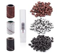 Brrnoo Jeu de Bandes Abrasives pour Perceuse à Ongles avec 3 Grains pour le