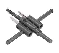 BRRNOO Kit de Coupe-trou Circulaire pour le Travail du Bois, Coupe Précise et Bavure de 30mm à 300mm pour les Projets de Bricolage (30-120 millimètres)
