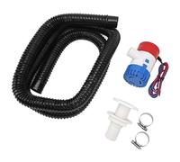Brrnoo Kit de Plomberie pour Pompe de Cale 1100GPH, pour Bateaux et Camping-cars, Installation Facile, Retrait Efficace, adapté à Divers Environnements