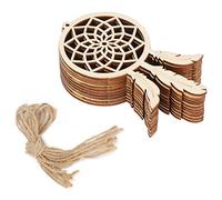 Brrnoo Kit de Ratqueurs de Rêve, Dreamcatcher Dreamcatcher Ornement Pendant Ornement en Bois Small Dream Rattrier pour Artisan