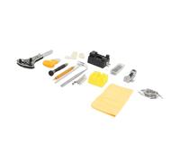 Brrnoo Kit de Réparation de Montre, Kit de Démontage de Maillons de Montre, Outil de Réglage du Bracelet de avec Ouvre-boîtier, Outil de Barre à Ressort pour Les Amateurs