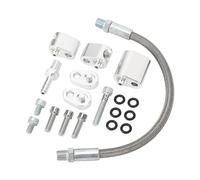 Brrnoo Kit de Tuyau de Croisement de Liquide de Refroidissement, avec des Conceptions de Fuite Kit de Tuyau de Dérivation du Corps pour Moteur de la Série LS
