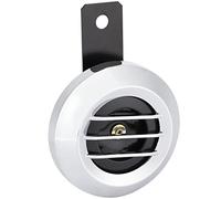 BRRNOO Klaxon de Moto, Sirène de Klaxon Fort de Moto, Haut-parleur de Rond 12 V 110 DB Borne en Cuivre pour, VTT, Scooters et Voitures