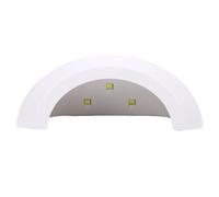 BRRNOO Lampe à Ongles LED Gel Light Sèche-Vernis à Ongles Lampe de Polymérisation Rapide du Vernis à Ongles Séchage Rapide 12W 12 Perles avec Longueur D'onde 365 + 405nm pour les