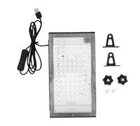 Brrnoo Lampe de Polymérisation 12 W 395 Nm IP65 - Lampe Portable pour Résine avec Support - Boîtier en Aluminium et PC - Idéale pour la Polymérisation de Résine, Colle sans Ombre, (96 perles