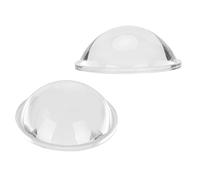 Brrnoo Lentille Convexe, Lentille en Verre Convexe Optique PMMA Diamètre 60 Mm pour Lunettes Loupe de Lampe de Coucher de