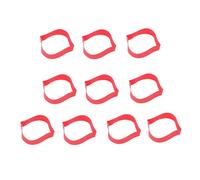 Brrnoo Lot de 10 élastiques de Chaise pour Enfants - Bandes de Bureau Flexibles et Extensibles pour Chaises de méliorent la Concentration et le Calme - Fabriqués en Matériau (rouge)