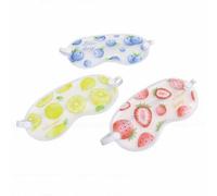 Brrnoo Lot de 3 Cache-Yeux en Gel Rafraîchissant, Thérapie par le Froid, Doux et Réutilisable, pour les Yeux Gonflés et le Soulagement des Maux de Tête, Bleu, Rose, Jaune, Paquet de 3 (pièces)