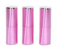 BRRNOO Lot de 3 Tubes de Rouge à Lèvres Vides, Récipient de Baume à Lèvres avec Couvercle étanche pour la Fabrication de Cosmétiques, Fond torsadé Coulissant Lisse, adapté pour Mo