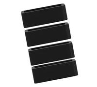 Brrnoo Lot de 4 Bracelets de Montre en Silicone de Rechange Boucle de sécurité Accessoire pour Montre 22 mm