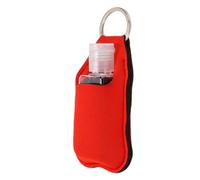 Brrnoo Lot de 40 Bouteilles de Voyage avec Mini Pochette Porte-clés Rechargeable, Bouteilles Anti-fuite de 30 Ml avec Sacs de Rangement pour Désinfectant pour les Mains, Lotion (rouge)