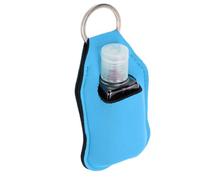 BRRNOO Lot de 40 Bouteilles Transparentes Réutilisables à Bouchon Rabattable de 30 Ml, Ensemble Porte-clés de Bouteille de Voyage étanche avec Sacs de Rangement (BLUE)