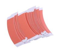 Brrnoo Lot de 50 Rubans Adhésifs Double Face pour Perruque, Résistants à L'eau, Adhésifs Puissants en PU pour Postiche avec Design incurvé pour un Ajustement sécurisé Toute la Jou (PINK)