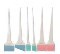 Brrnoo Lot de 6 pinceaux pour Coloration des Cheveux Pinceaux à Teinture Cheveux, Applicateur Professionnel pour Salon de Coiffure Teinture Silicone Colaration des Cheveaux DIY (2)