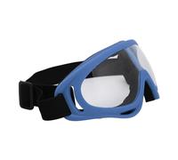 Brrnoo Lunettes de Ski PC, Protection Transparente, Bandeau Réglable, Lunettes de Snowboard pour Hommes et Femmes, Sports de Plein Air (Cadre bleu foncé)