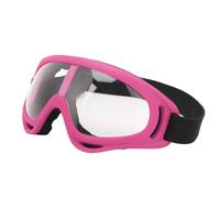Brrnoo Lunettes de Ski PC, Protection Transparente, Bandeau Réglable, Lunettes de Snowboard pour Hommes et Femmes, Sports de Plein Air (Monture rose, verres transparents)