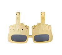 Brrnoo Lunettes de Soleil en Vrac, Lunettes de Soleil de Fête Golden Party Golden Sunglasses Party Sunglasses Novelty Miled Dinger Decoration Funding Decoration