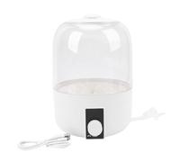 Brrnoo Machine à Laver Portable pour Sous-vêtements, 2,5 L, avec Batterie de 6000 MAh, Lumière Bleue et Déshydratation Automatique, pour Voyage, Camping-car, Dortoir, Camping (WHITE)