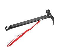 BRRNOO Marteau de Camping, Marteau de Piquet de Tente avec Sangle en Alliage d'aluminium pour Le Camping en Plein Air