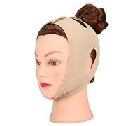 Brrnoo Masque Facial Amincissant Ceinture de Levage en V Respirante pour Visage Réducteur de Double Menton Anti-Rides Sangle Réglable Ultra-Mince S