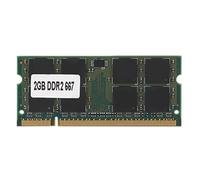 Brrnoo Mémoire DDR2 2 Go pour Ordinateur Portable, 667 MHz PC2-5300 pour Carte Mère /, Grande capacité et Fonctionnement à Haute Vitesse, et Facile à Transporter, Adaptée pour Un Usage