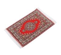 Brrnoo Meubles pour Poupée, Dollhouse Flooring Doll House Decoration 1:12 Dollhouse Toven Carpet Miniature Rug House Doll Accessoires pour Enfants (leurre)