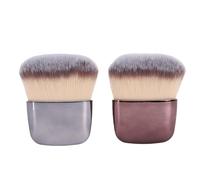Brrnoo Mini Ensemble de Pinceaux Cosmétiques, Portables, Fibres Synthétiques Douces, Pinceaux de Maquillage de Voyage Mimic Touch, Outil de Précision pour Fard à Joues, Contouring, Mise (1 jeu)