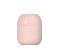 BRRNOO Mini Humidificateur de Voiture, Prise USB, Portable, Silencieux, Brume Fine, pour la Maison, le Bureau, la Chambre à Coucher (Goutte d'eau 220 rose USB)