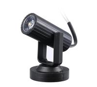 Brrnoo Mini projecteurs de scène à LED avec miroir hautement transparent et design polyvalent pour divers environnements tels que spectacles de DJ, événements et fêtes, LED blanches