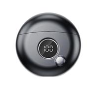 Brrnoo Mini Tondeuse à Barbe Rechargeable, Tondeuse Barbe avec Affichage | Boîtier ABS, Corps étanche, Double Grille Courbée, Tondeuse portable.