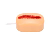 Brrnoo Modèle de Lacération en Silicone, Outil D’entraînement à la Suture Réutilisable for Pratique des Techniques de Suture, Texture Réaliste en 3D et Profondeur avec Retour Tactile