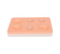 Brrnoo Module D'entraînement pour Kyste cutané, Pad de Pratique pour Incision et Fermeture D'abcès avec Texture Réaliste for étudiants