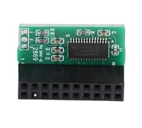 Brrnoo Module TPM 2.0 Sécurité avec Interface LPC 20 Broches, Puce Chiffrée Compatible BitLocker pour 11, Carte Fille Robuste -Abrasion, Systèmes 10/100/1000
