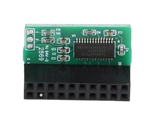 Brrnoo Module TPM 2.0 Sécurité avec Interface LPC 20 Broches, Puce Chiffrée Compatible BitLocker pour 11, Carte Fille Robuste -Abrasion, Systèmes 10/100/1000