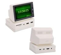 Brrnoo Moniteur Secondaire USB C Portable de 3,5 Pouces, Mini écran D'Ordinateur 960P pour la Surveillance des Performances, Fond D'écran Vidéo Météo, Mini écran HDMI et Hub pour