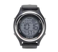 Brrnoo Montre Numérique pour Enfants Multifonctionnelle Antichoc avec Alarme Chronomètre Rétro-éclairage EL pour Garçons Filles âgés de 3 à 15 Ans (Black)