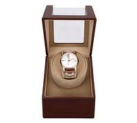 Brrnoo Montre Winder Case Watch Display Winder, Boîte de Remontoir de Montre Automatique Moteur Silencieux Boîte de Rangement D'affichage de Montre Mécanique 100-240V