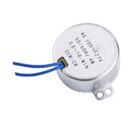 Brrnoo MOTEUR SYNCHRONE MOTORÉDUCTEUR ÉLECTRIQUE POUR VENTILATION D'ÉTAGÈRE CCW AC 100-127V 4W (0,8-1 tr/min)