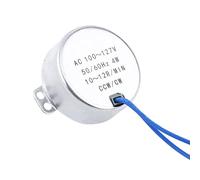 Brrnoo MOTEUR SYNCHRONE MOTORÉDUCTEUR ÉLECTRIQUE POUR VENTILATION D'ÉTAGÈRE CCW AC 100-127V 4W (10-12 tr/min)