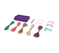 Brrnoo Moule à Savon au Raisin - Kit de Fabrication de Savon au Raisin - Moule à en Silicone Fait à la Main - Kit de Bricolage Comprenant 5 Cordes Colorées, 5 Nœuds, Pince à